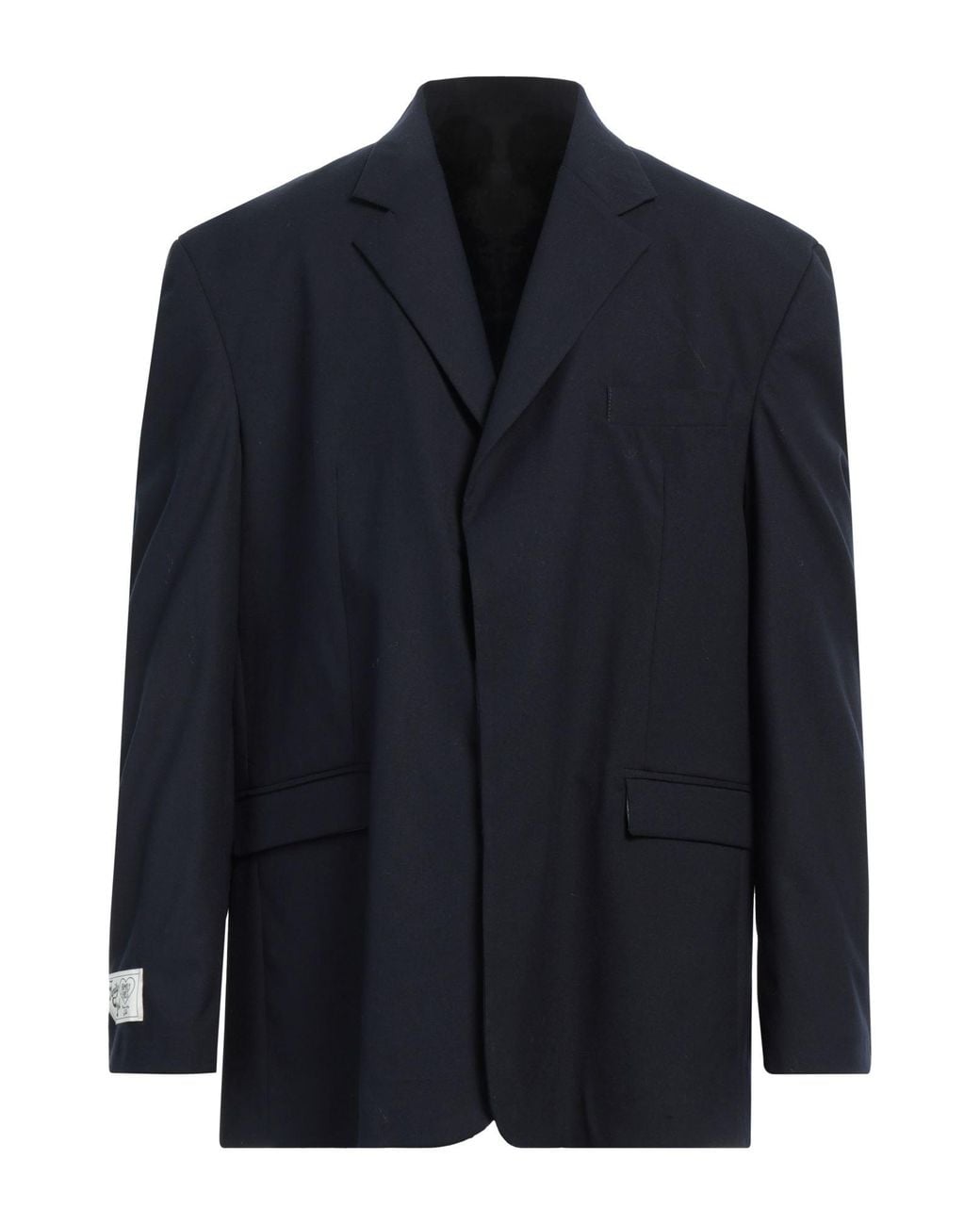 FAMILY FIRST Blue Blazer Polyester, Viscose, Wool, Elastane for men