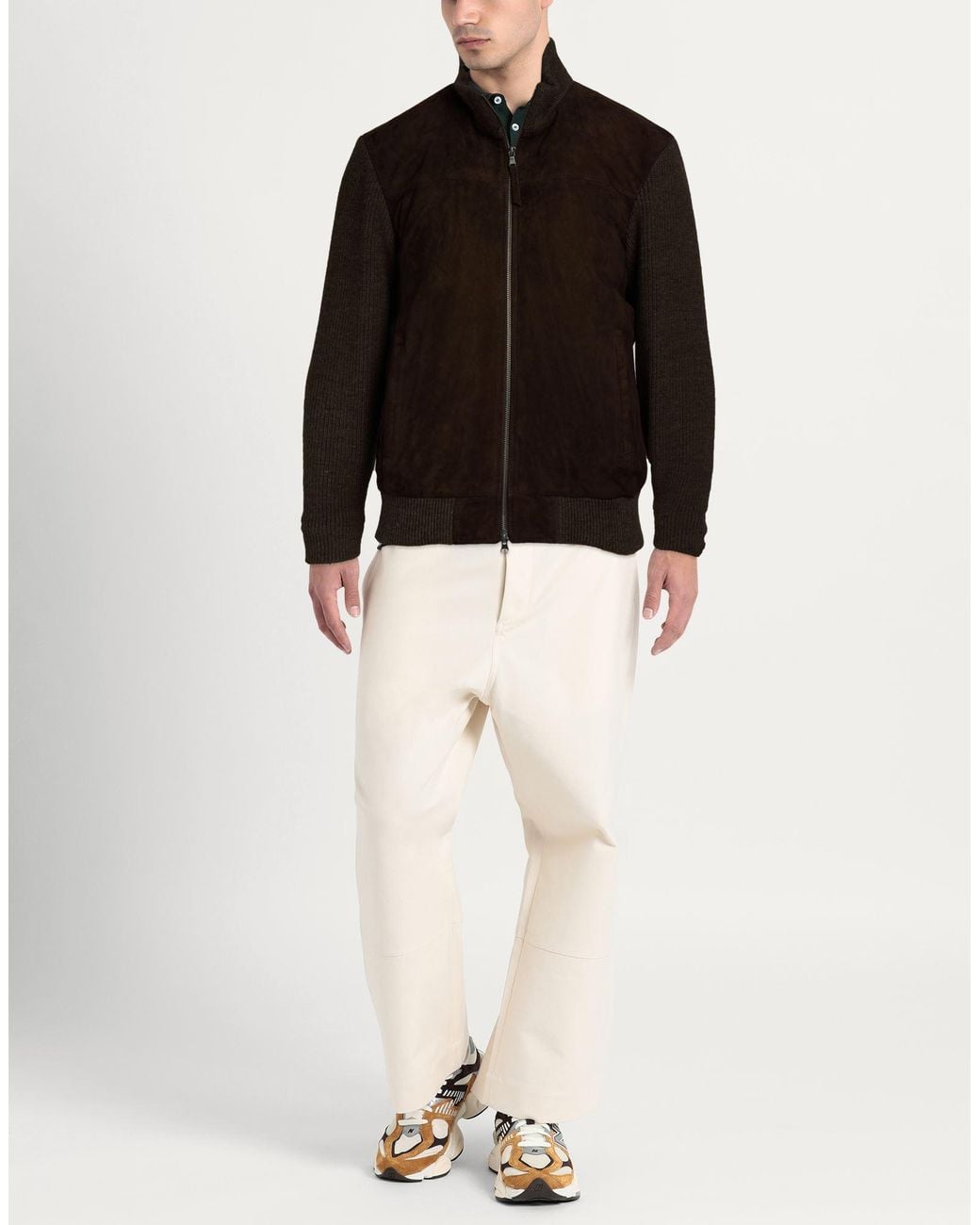 D'Amico Black Dark Jacket Sheepskin for men