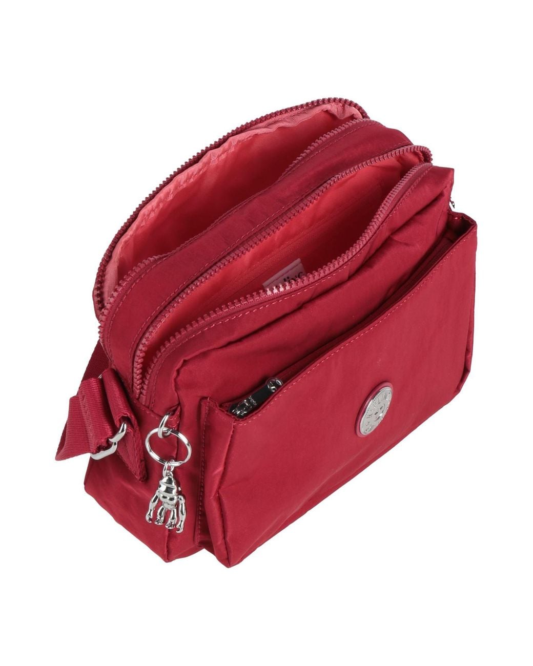 Kipling Red Cross-Body Bag Polyamide