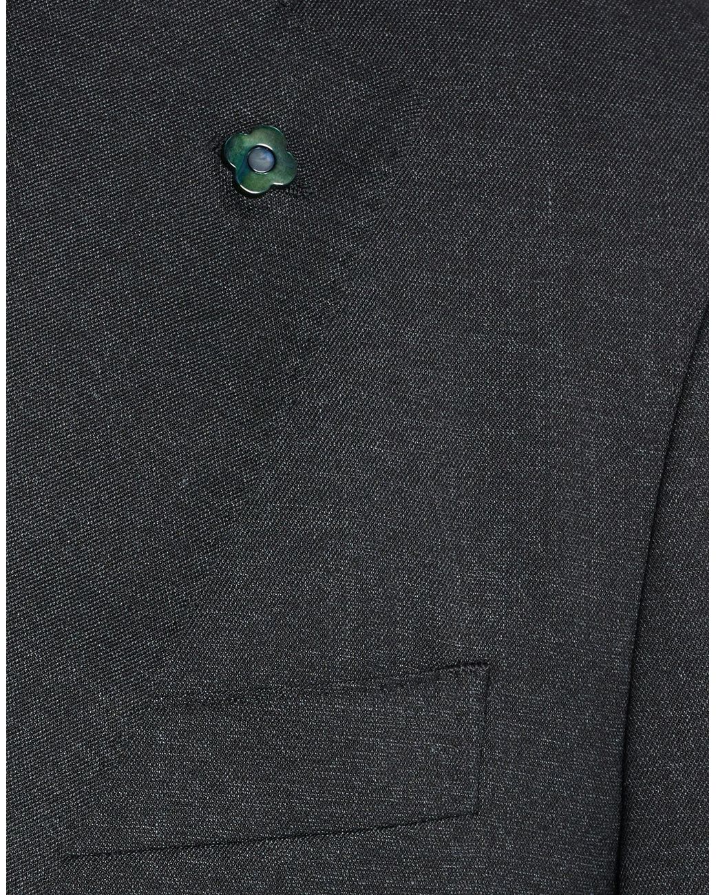 Lardini Blue Suit Polyester, Wool, Elastane for men