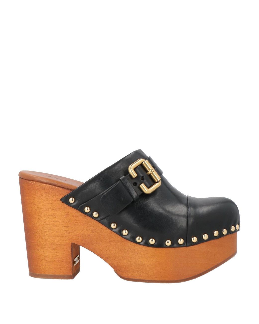 Chloé Multicolor Jeannette Clog Mit Keilabsatz