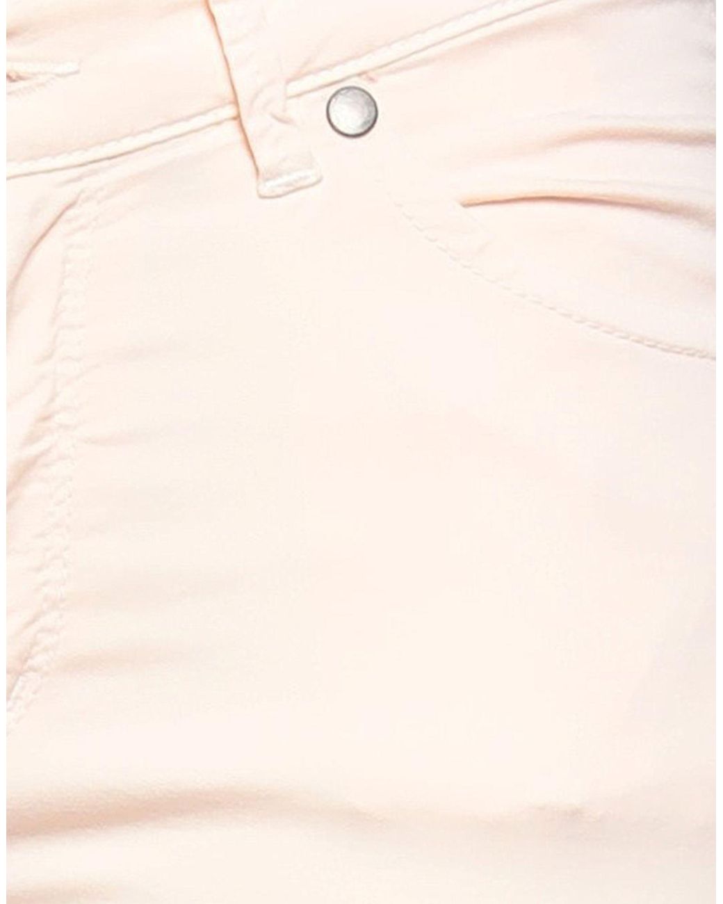 Rossopuro White Pants Cotton, Elastane
