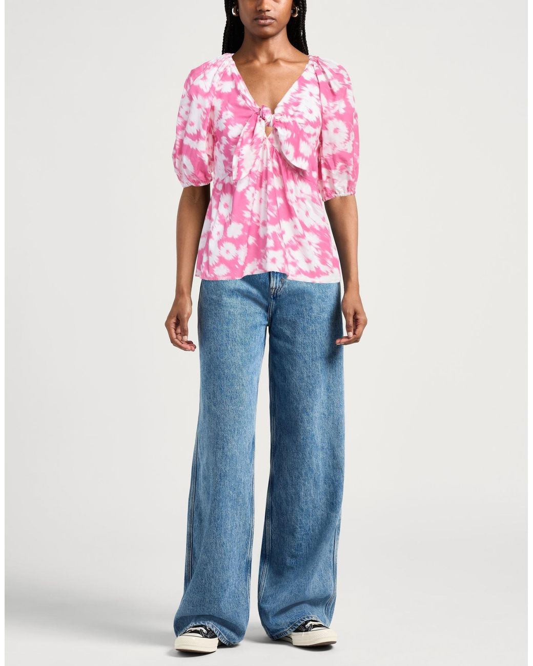 MSGM Pink Top Cotton