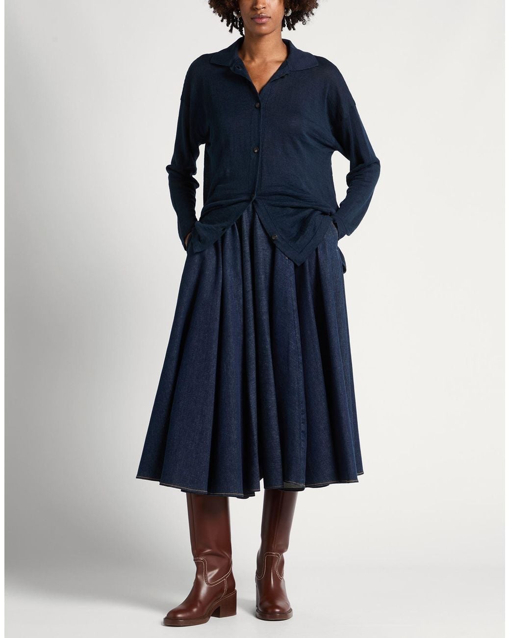 Max Mara Blue Max Mara Shirts