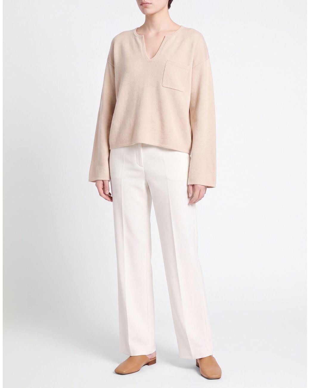Max Mara Natural Camel Sweater Wool, Cashmere