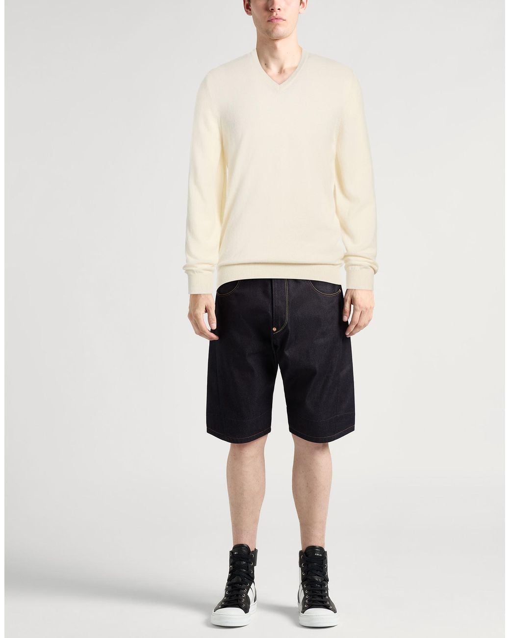 Fedeli Pullover in White für Herren