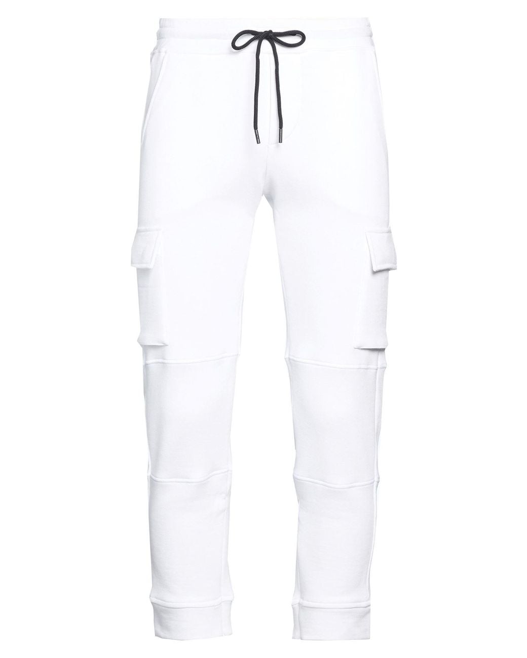Paul & Shark White Pants Cotton for men