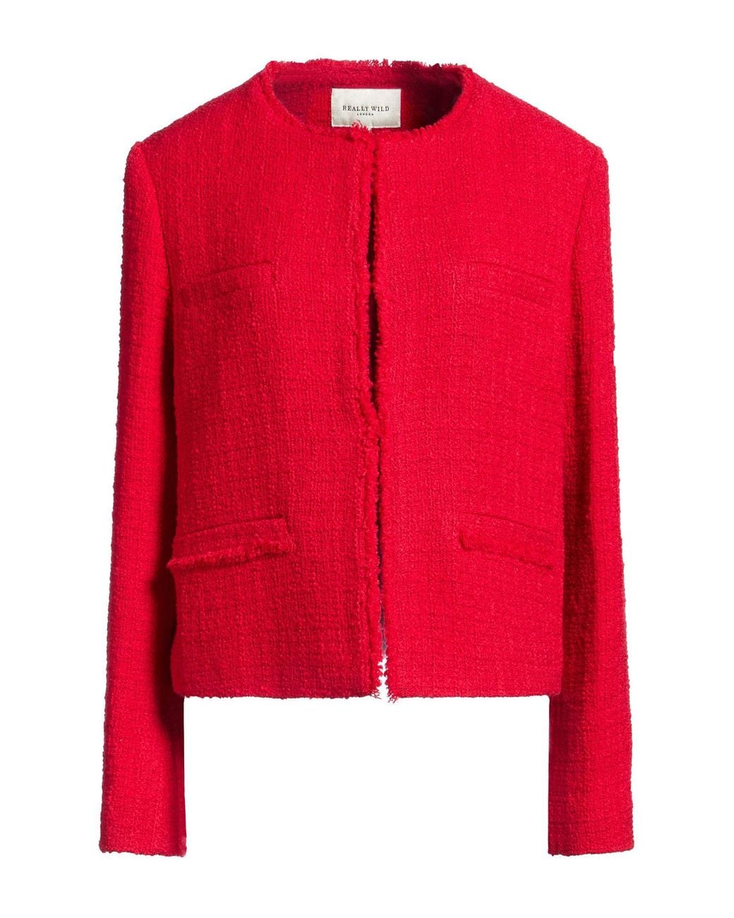 Really Wild Clothing Red Jacket Wool