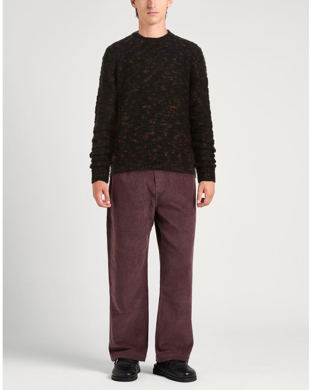 Officina 36 Black Sweater Acrylic, Polyester, Wool for men