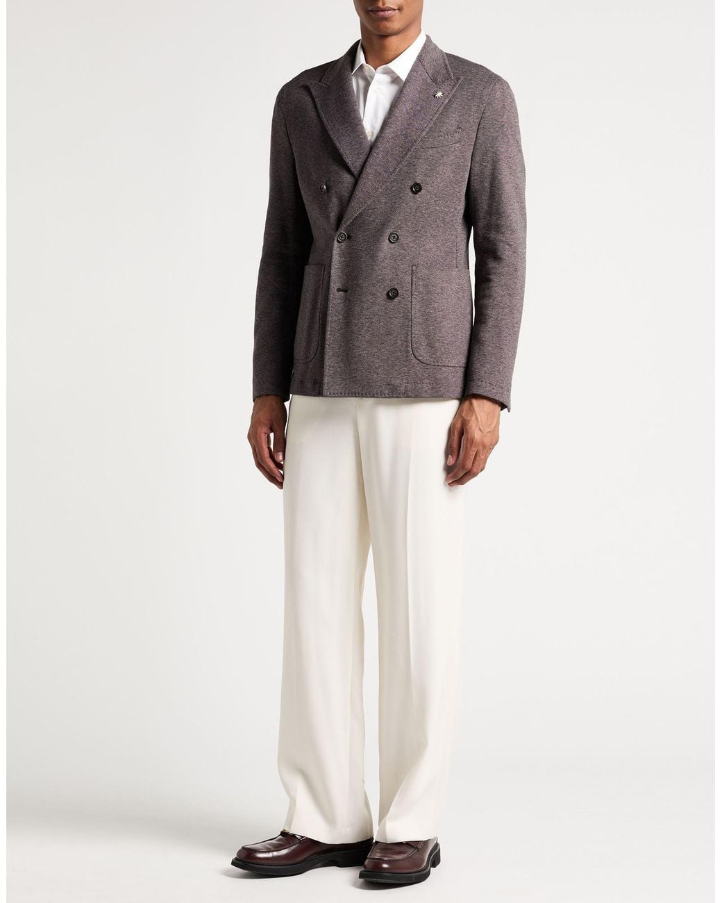 Manuel Ritz Gray Blazers for men