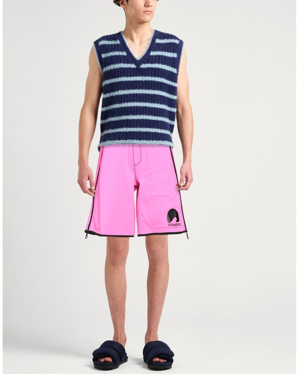 DSquared² Pink Shorts & Bermuda Shorts for men
