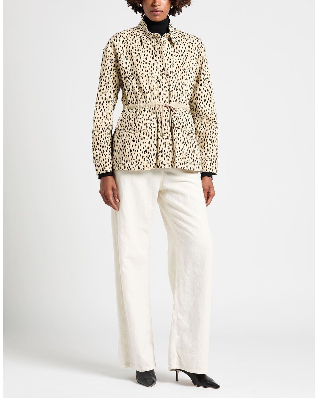 Moncler White Jacket Cotton, Elastane
