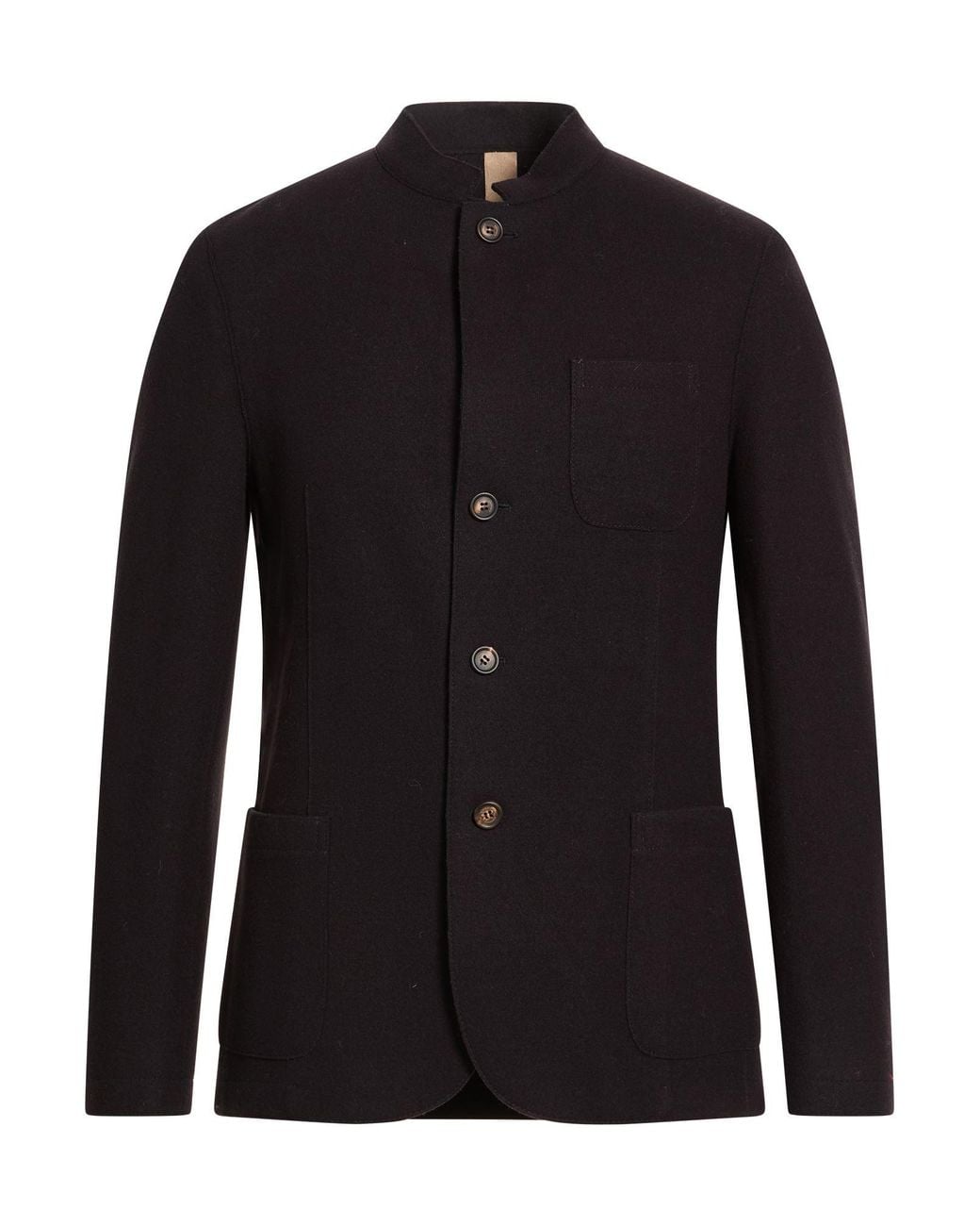 Eleventy Black Midnight Jacket Wool, Polyamide for men