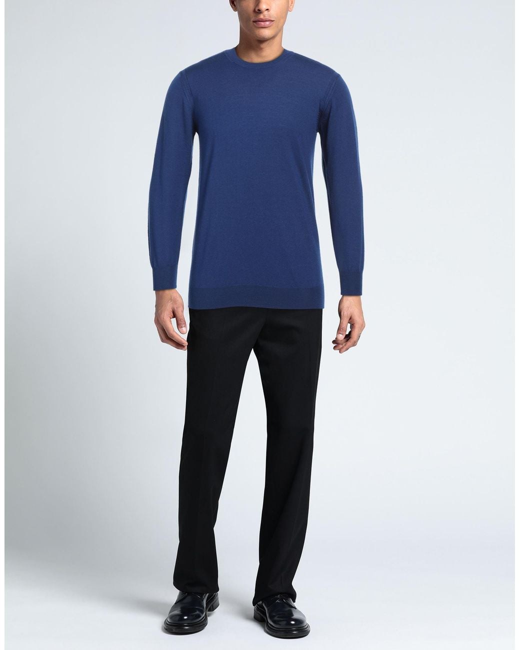 Paolo Pecora Blue Sweater for men