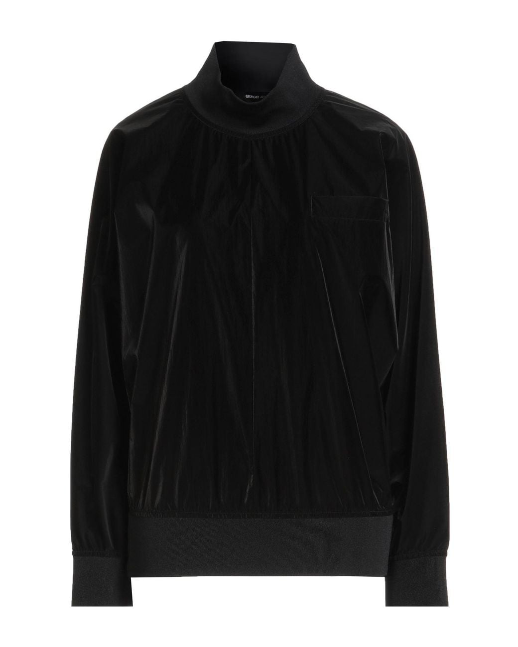 Giorgio Armani Black Jacket Polyamide, Polyester, Elastane