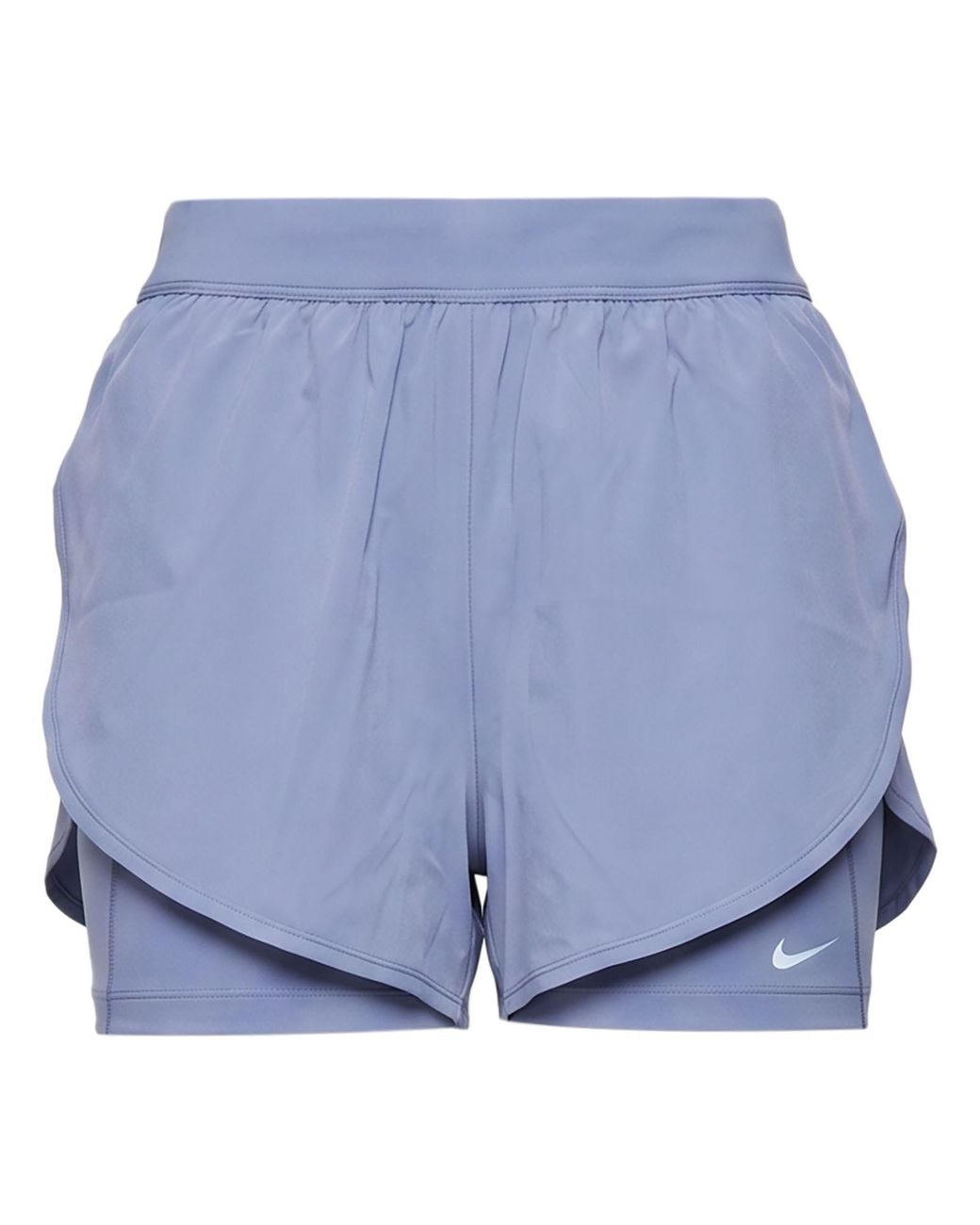 Nike Blue Shorts & Bermuda Shorts Polyester, Elastane
