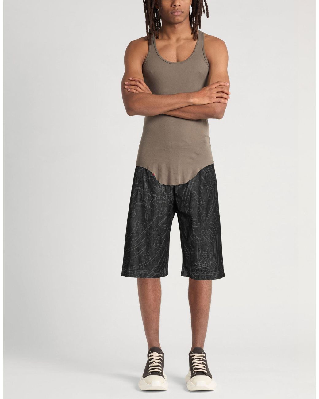 Vivienne Westwood Black Denim Shorts for men