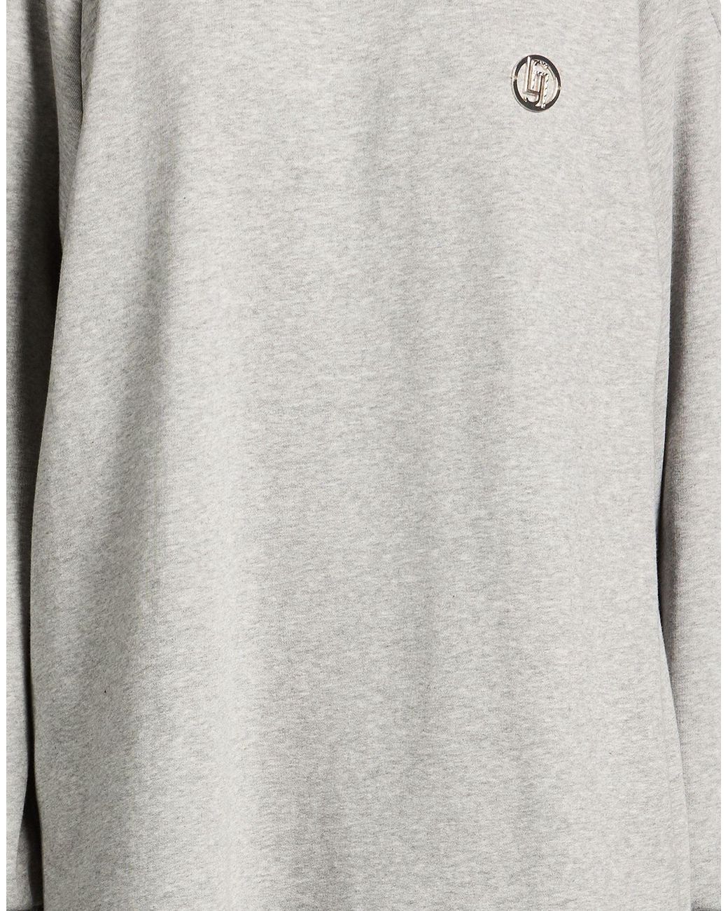 Liu Jo Gray Mini Dress Cotton, Polyester, Elastane