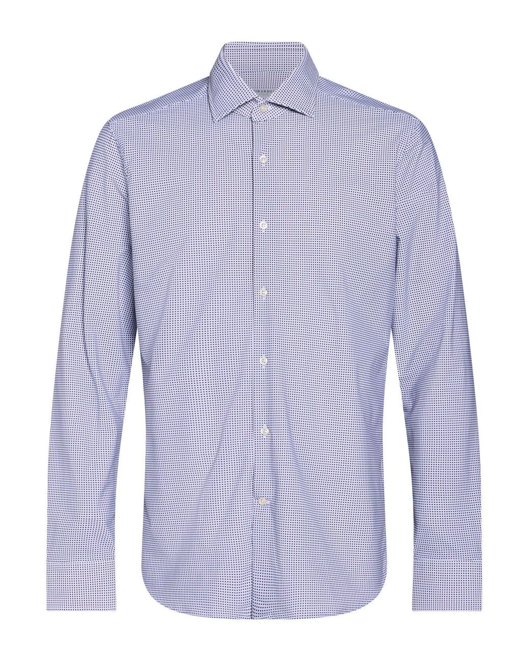 Ghirardelli Blue Next Midnight Shirt Polyester, Elastane for men