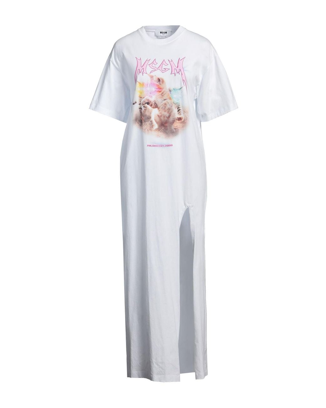 MSGM White Maxi Dress