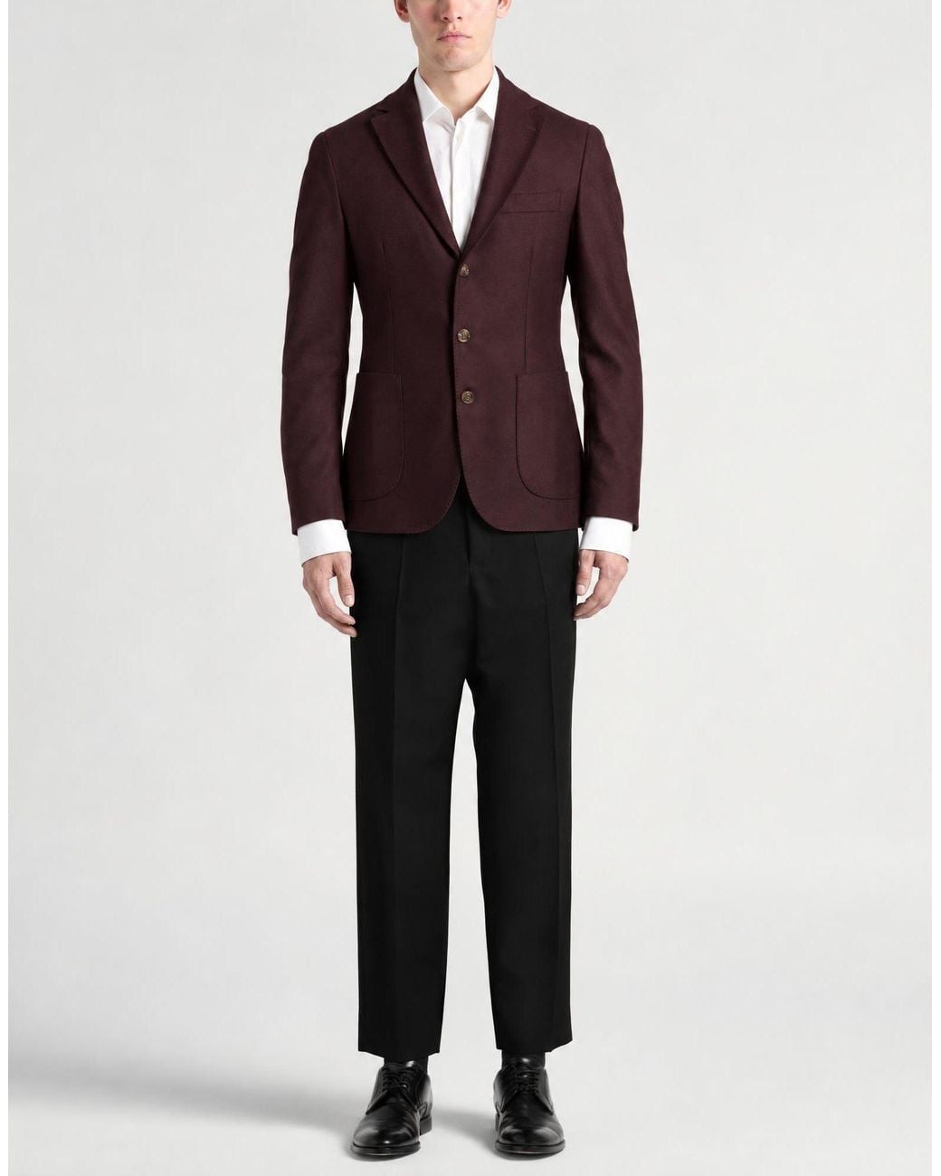 Barba Napoli Purple Blazer for men