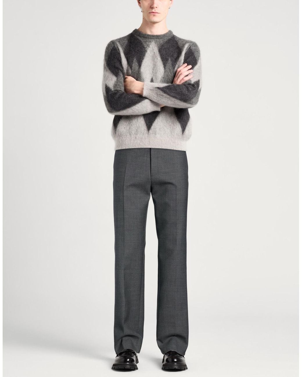Ferragamo Gray Pants for men