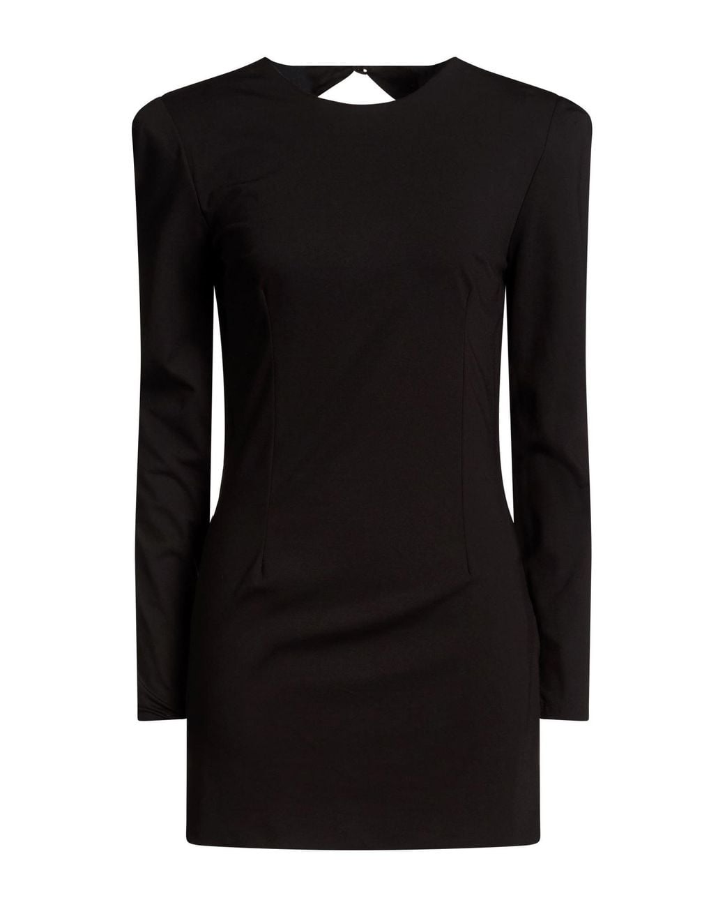 ACTUALEE Black Mini Dress