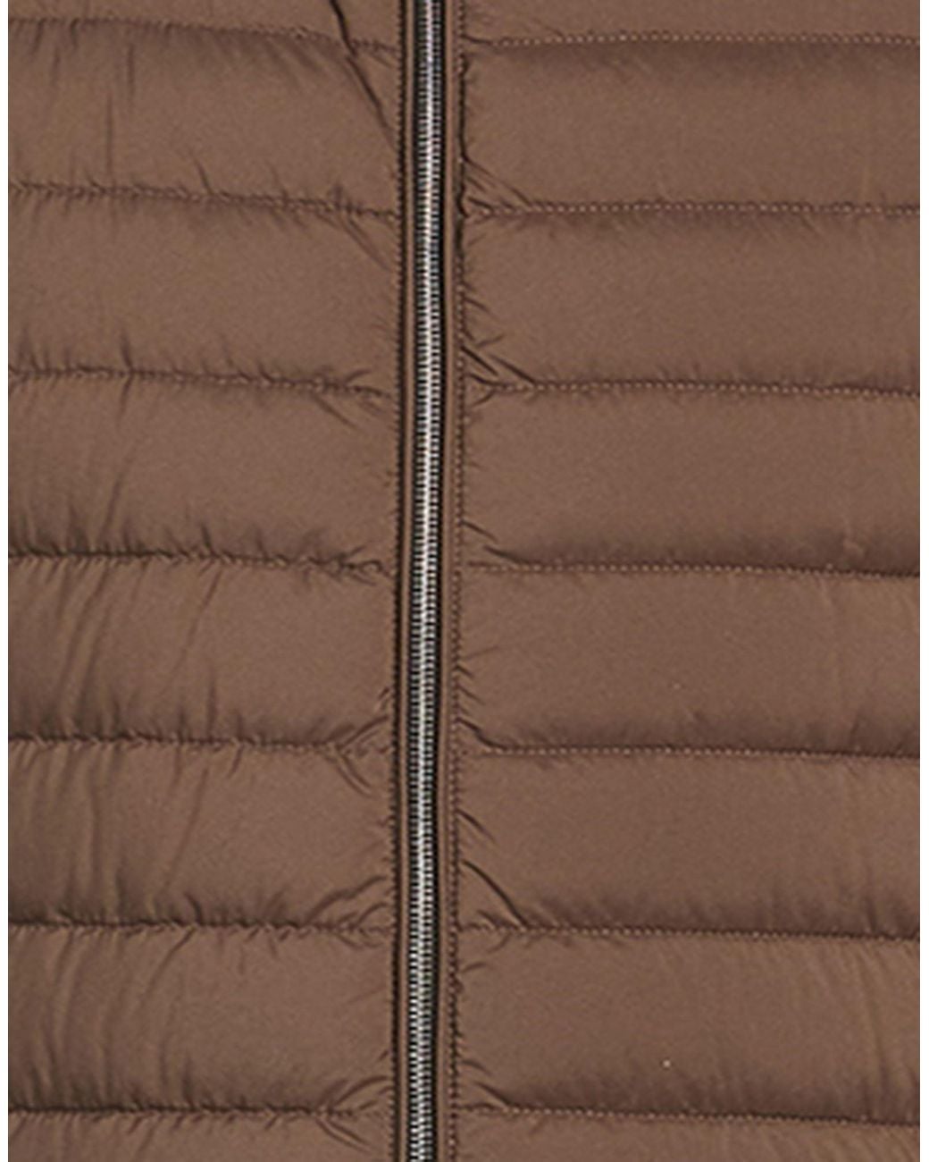 Moorer Brown Vest Polyamide, Elastane for men