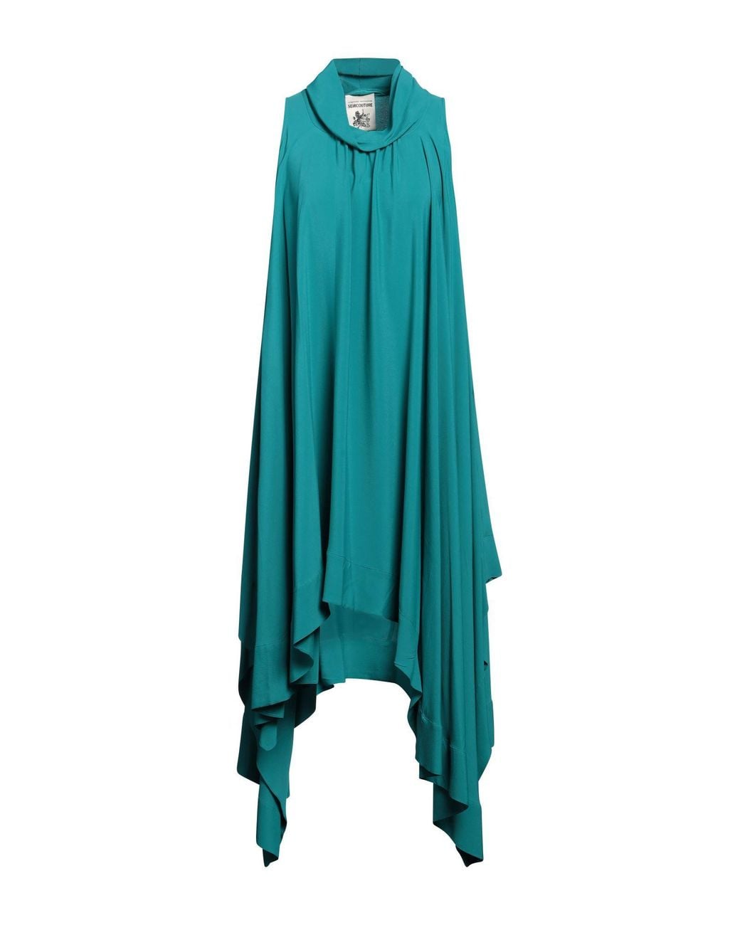 Semicouture Green Midi Dress