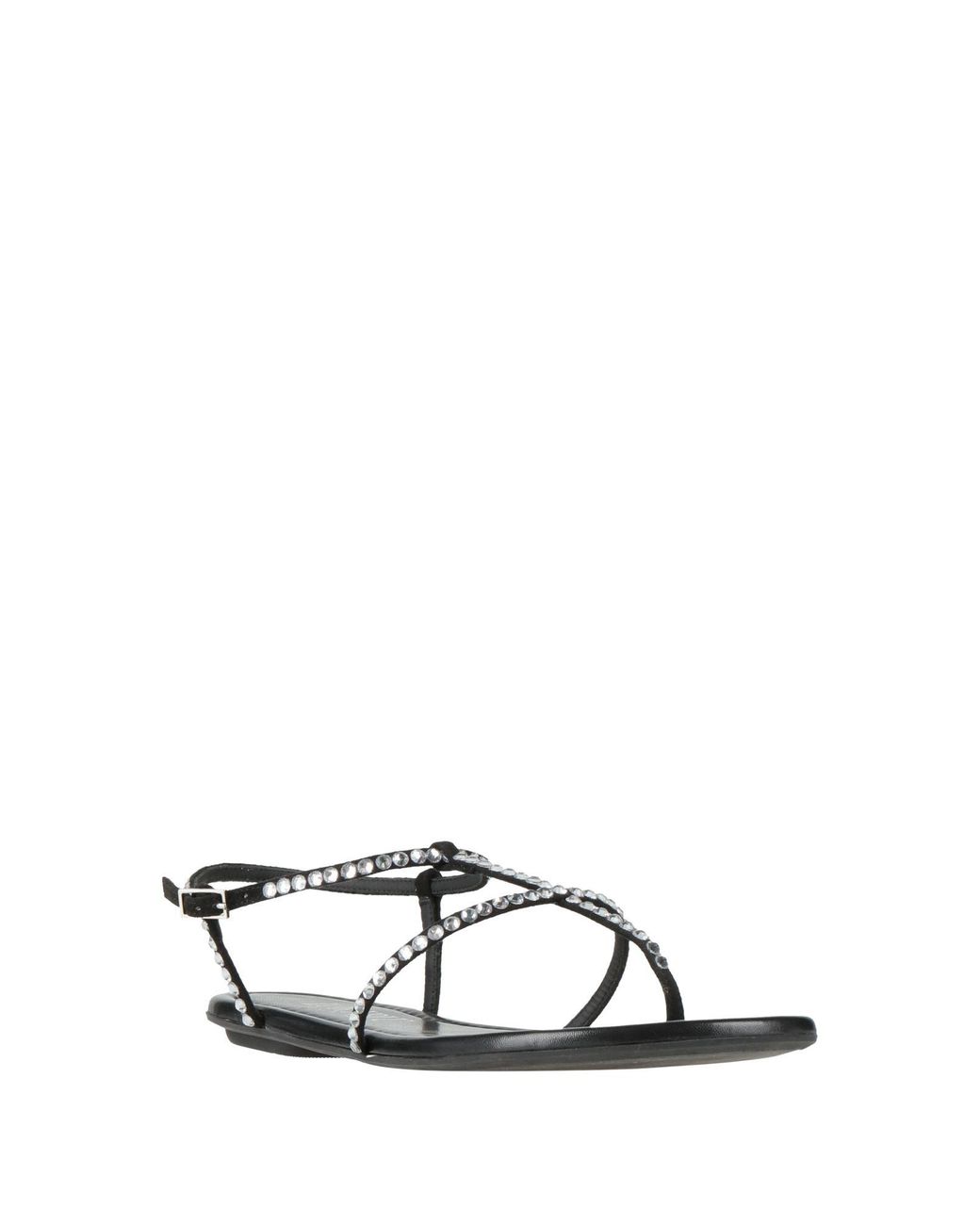 Loriblu White Thong Sandal Leather