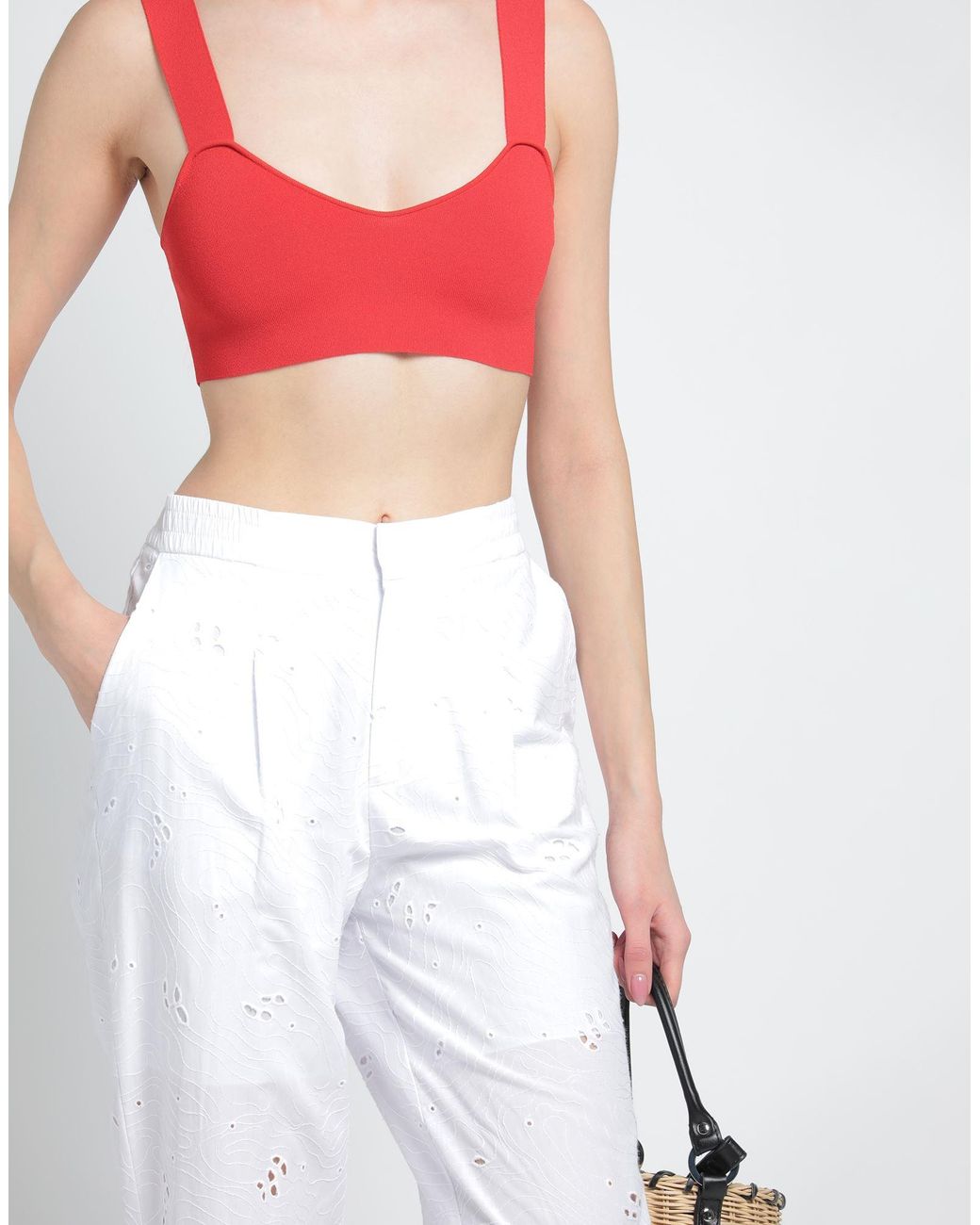 Alpha Studio White Trouser