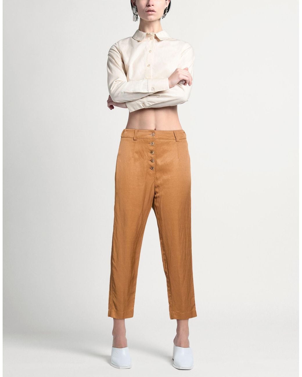 ALESSIA SANTI Brown Trouser