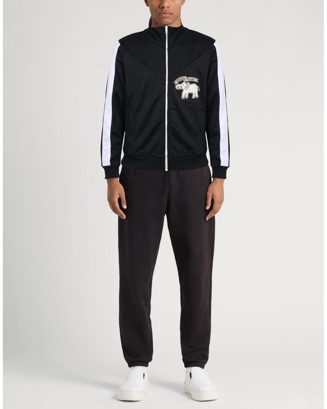 KENZO Black Sweatshirt Polyester, Viscose, Elastane, Cotton for men