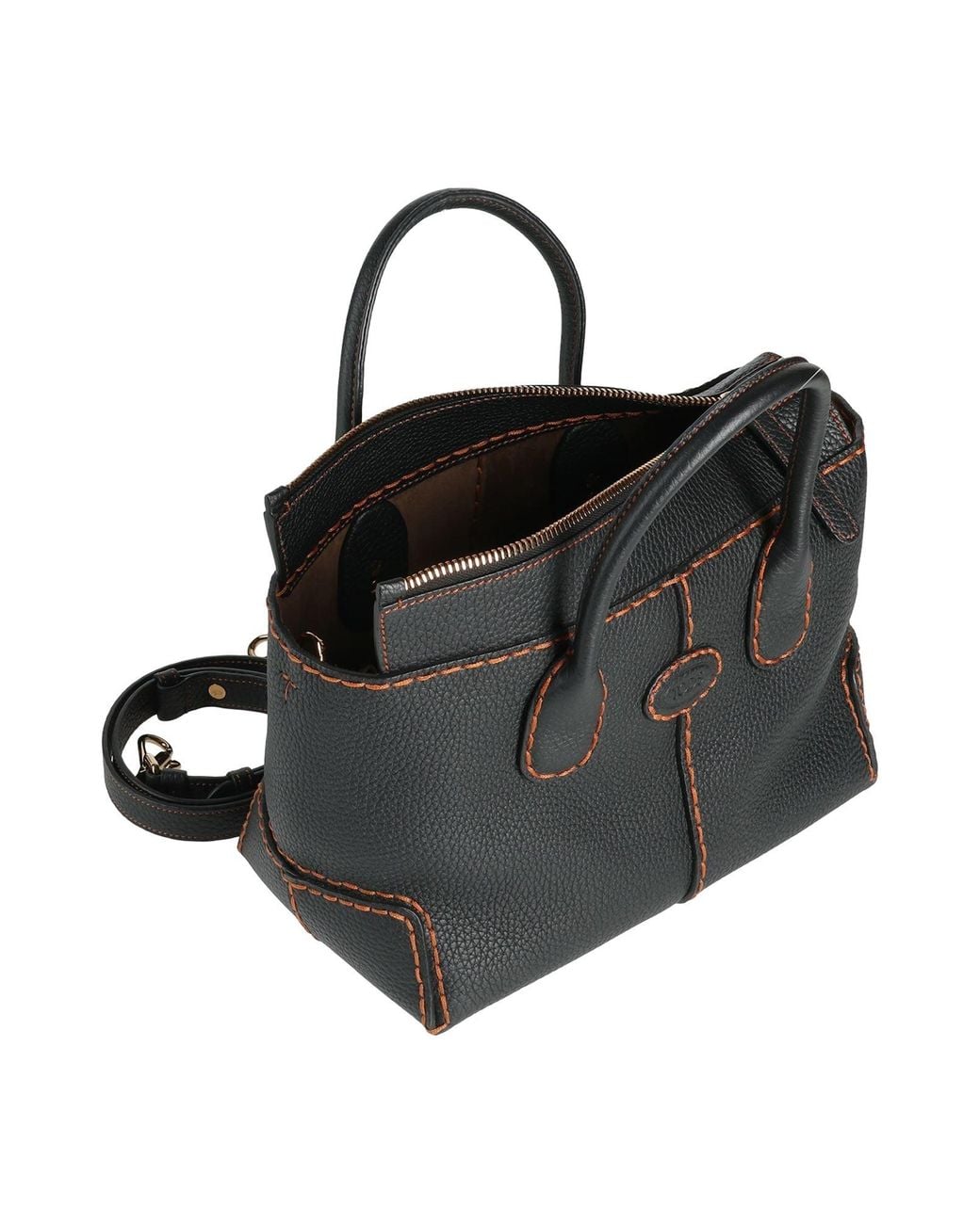 Tod's Black Handbag Leather
