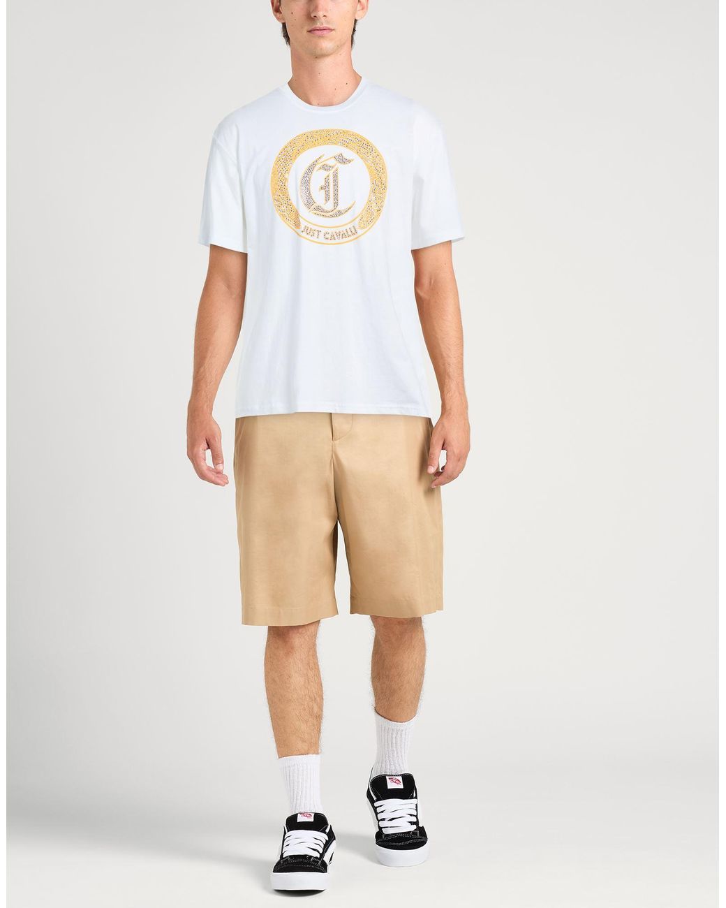 Just Cavalli White T-Shirts for men