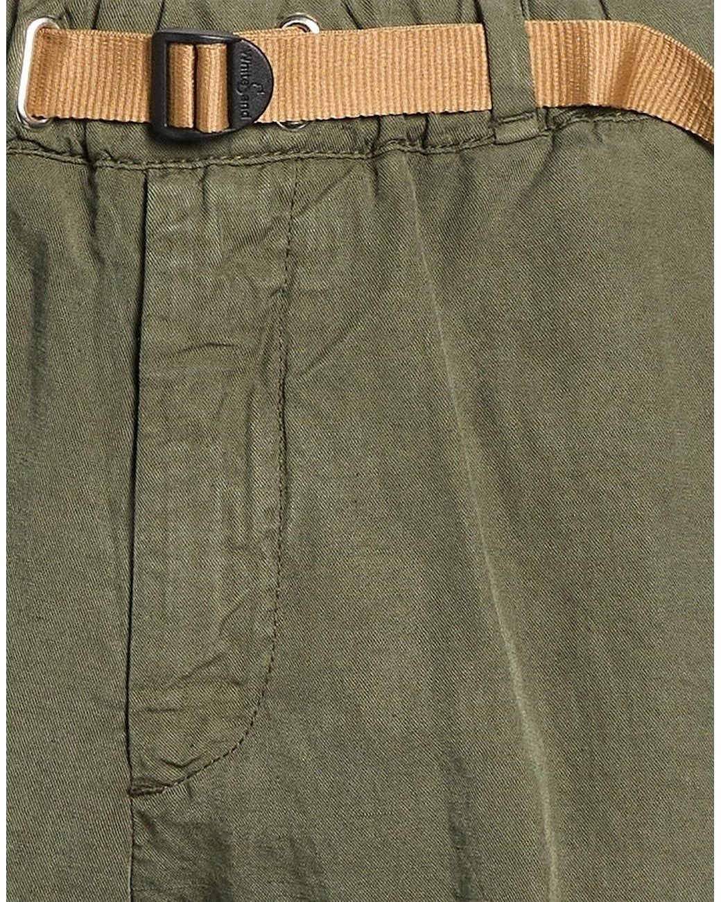 White Sand Green Trouser for men