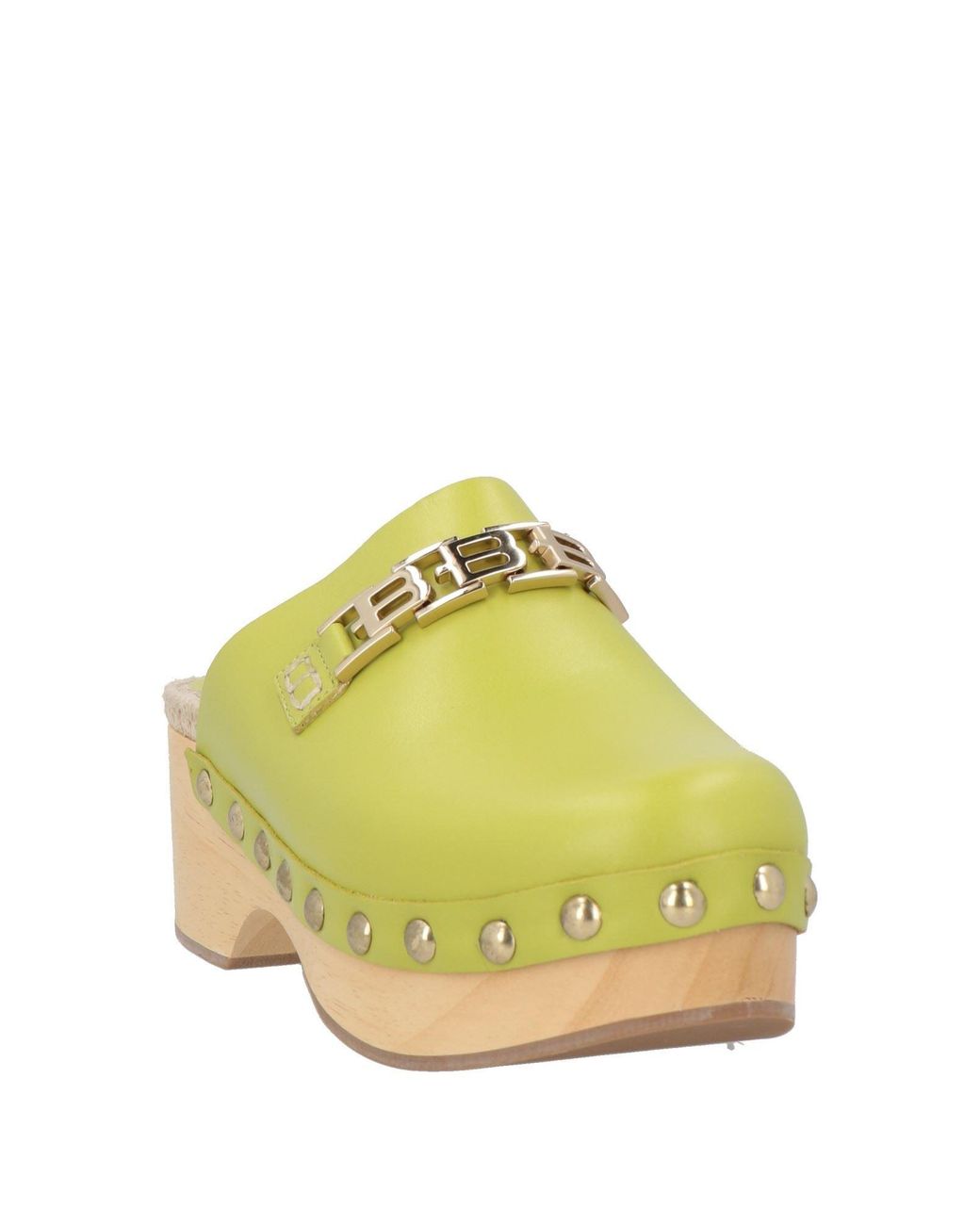 Baldinini Yellow Mules & Clogs