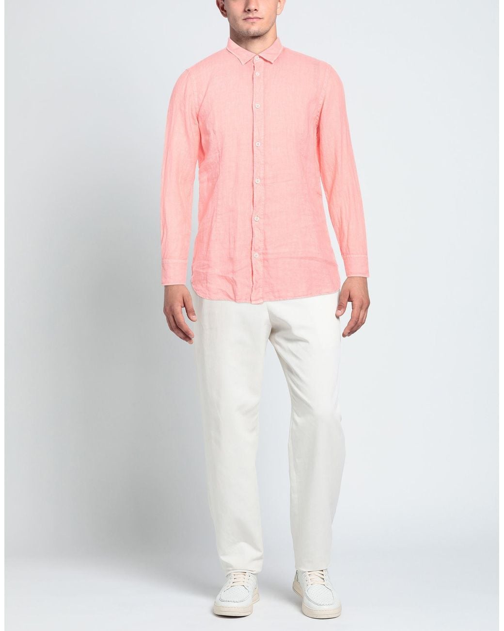 Daniele Alessandrini Pink Shirt for men