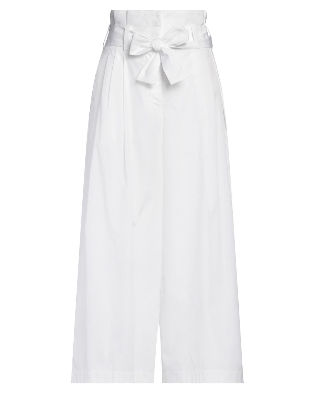 Aspesi White Pants Cotton
