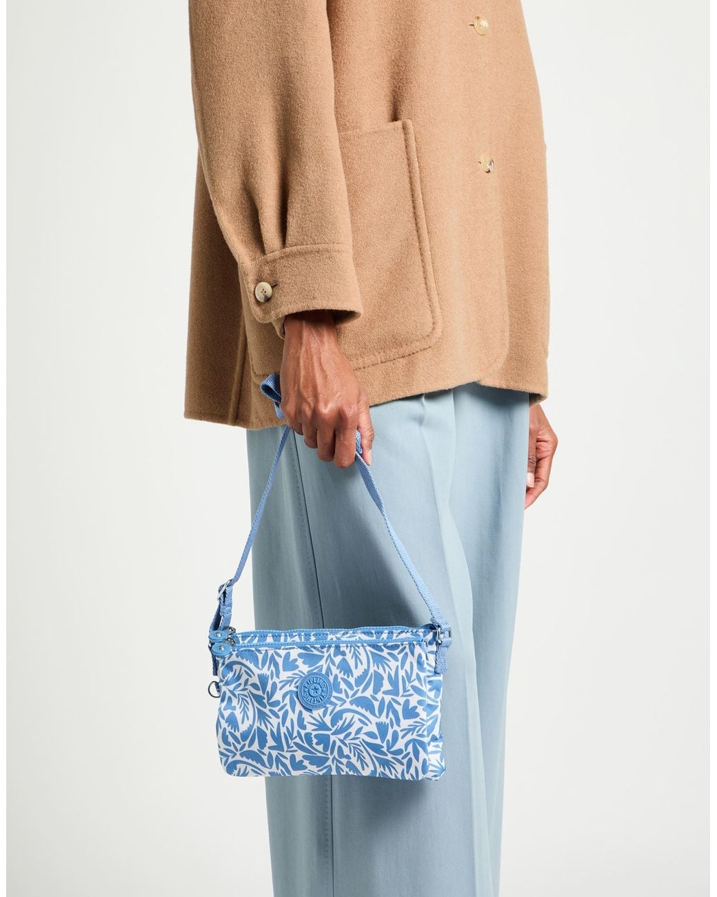 Kipling Blue Cross-Body Bag Polyester