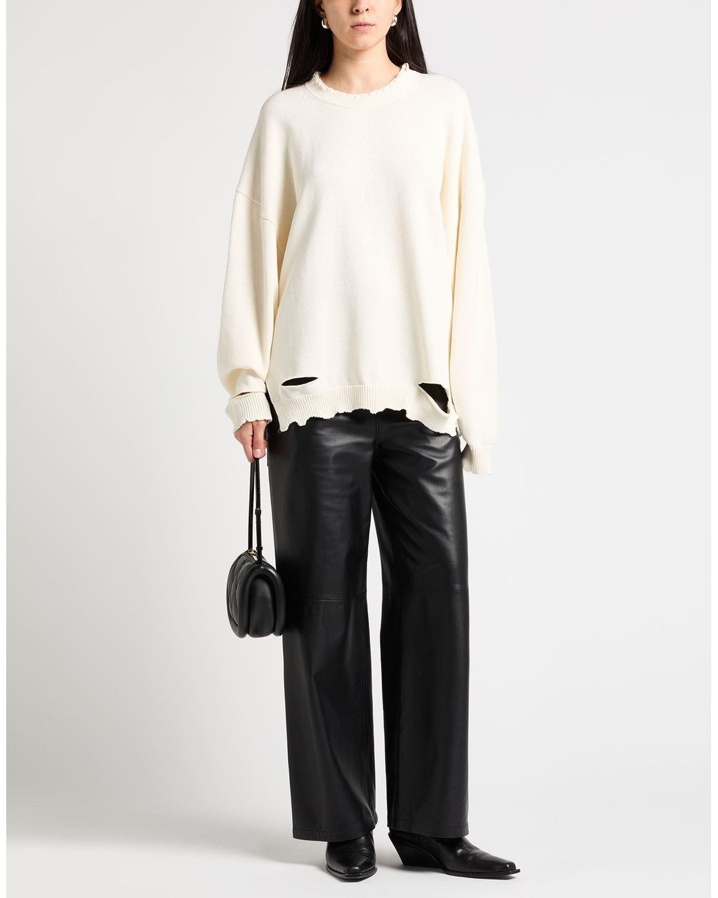 Helmut Lang White Pullover