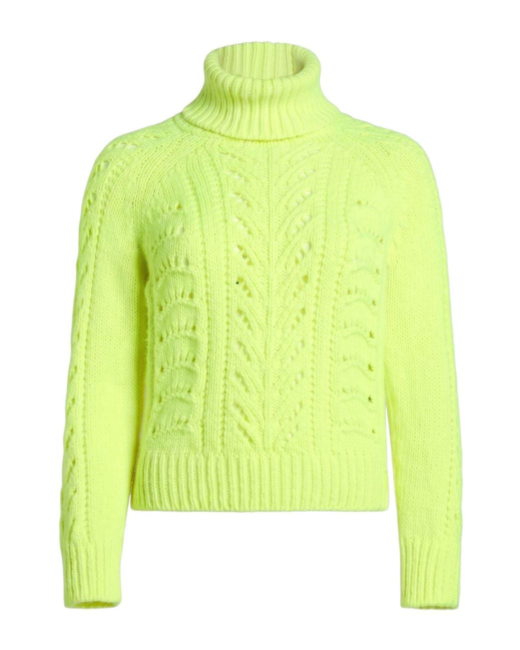 Elisabetta Franchi Green Turtleneck Acrylic, Alpaca Wool, Polyamide, Polyester
