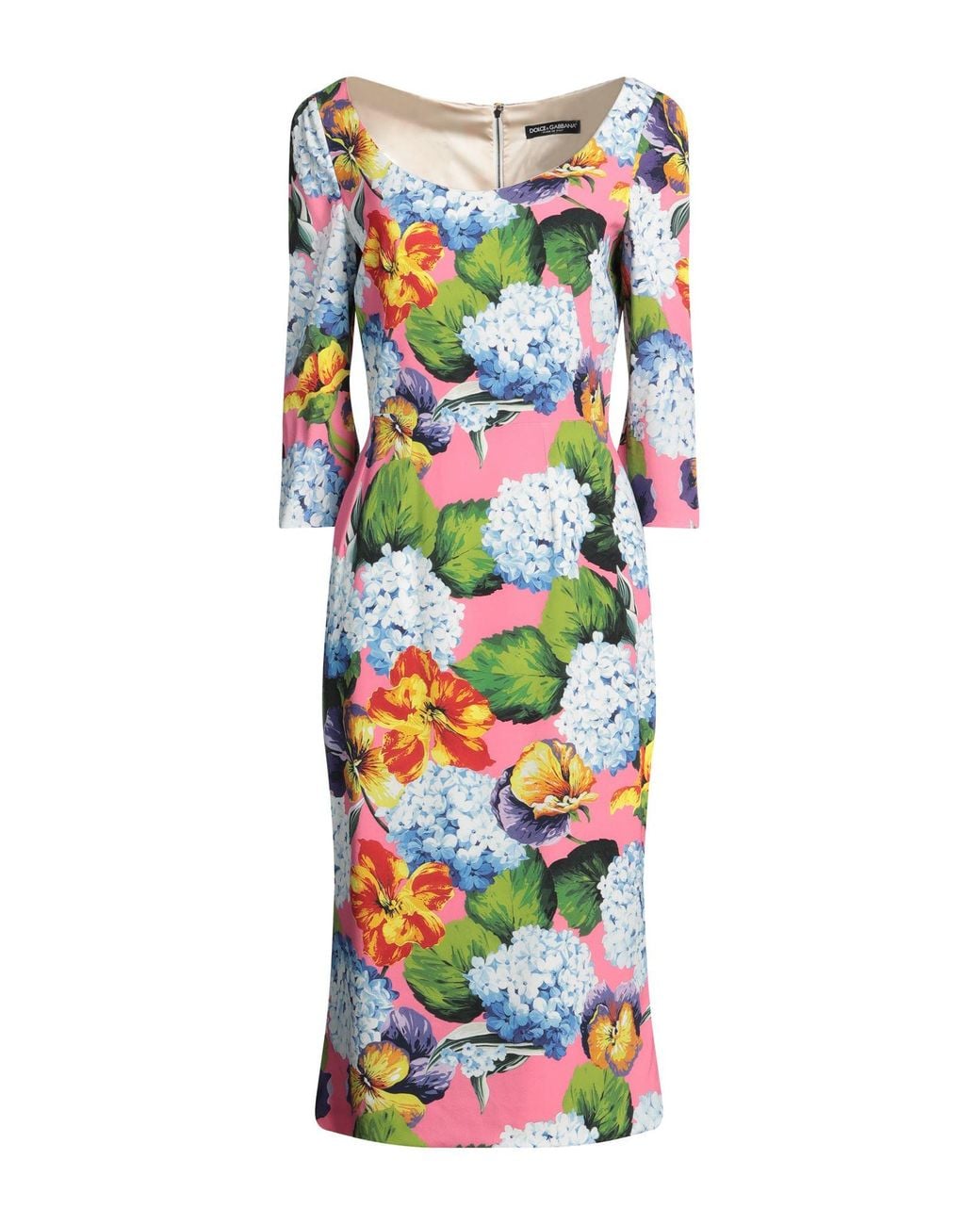Dolce & Gabbana White Midi Dress