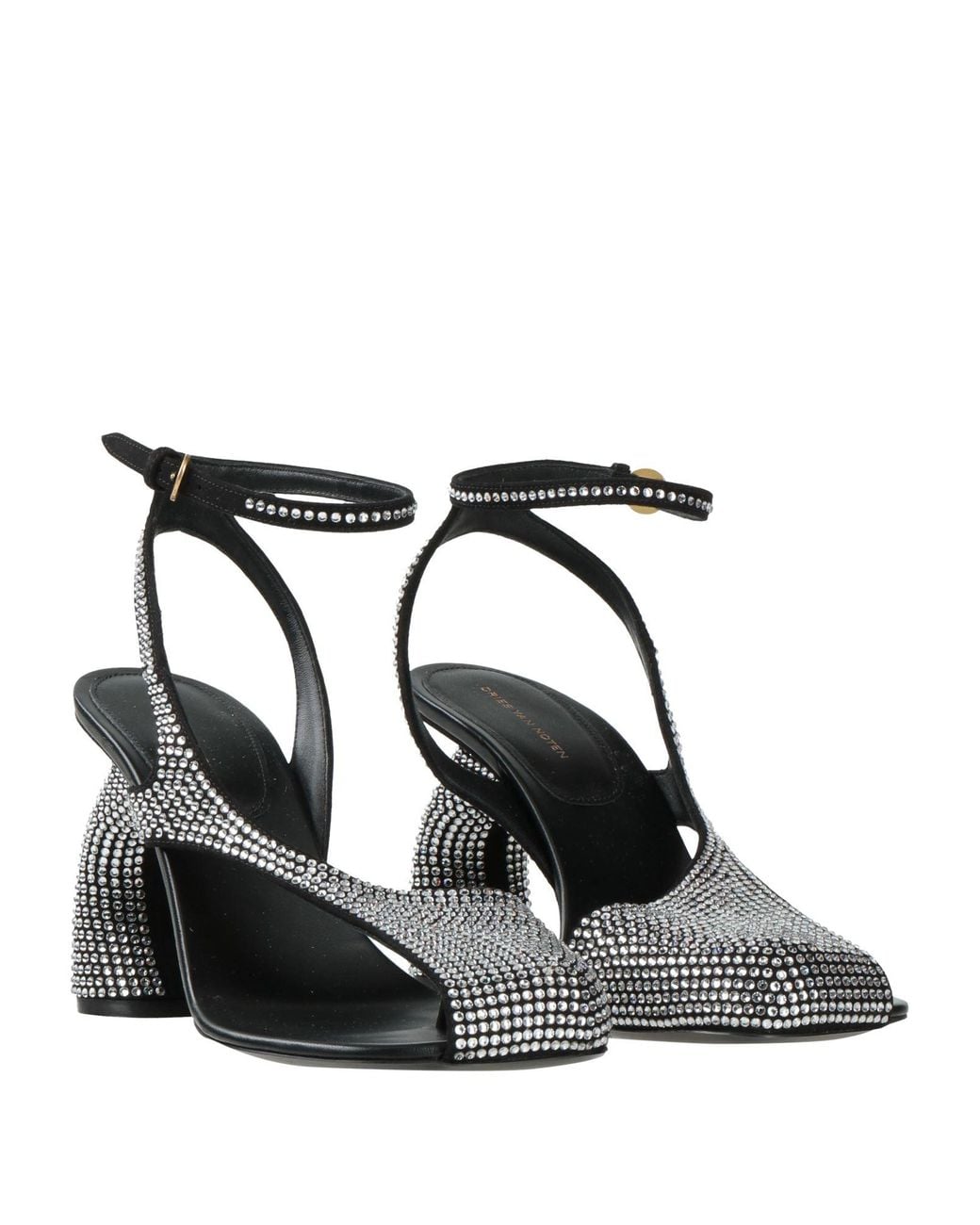 Dries Van Noten Black Sandale