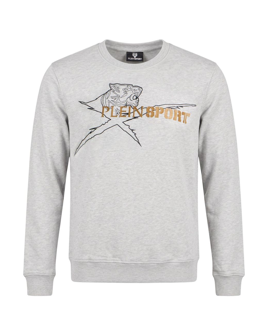 Philipp Plein Gray Light Sweatshirt Cotton for men
