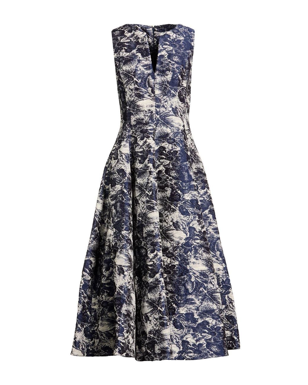 Sara Roka Blue Midi Dress
