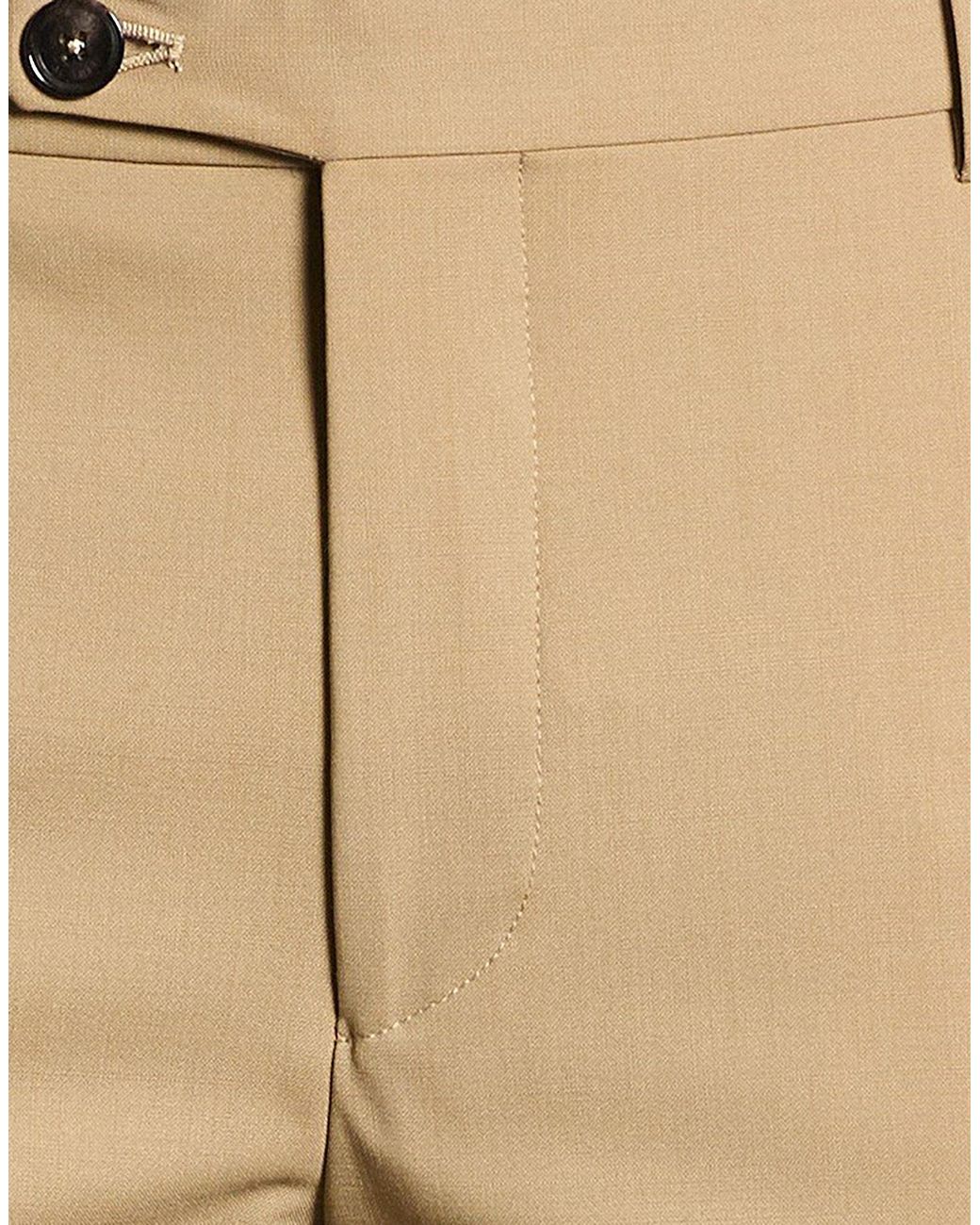 BE ABLE Natural Camel Pants Virgin Wool, Elastane for men