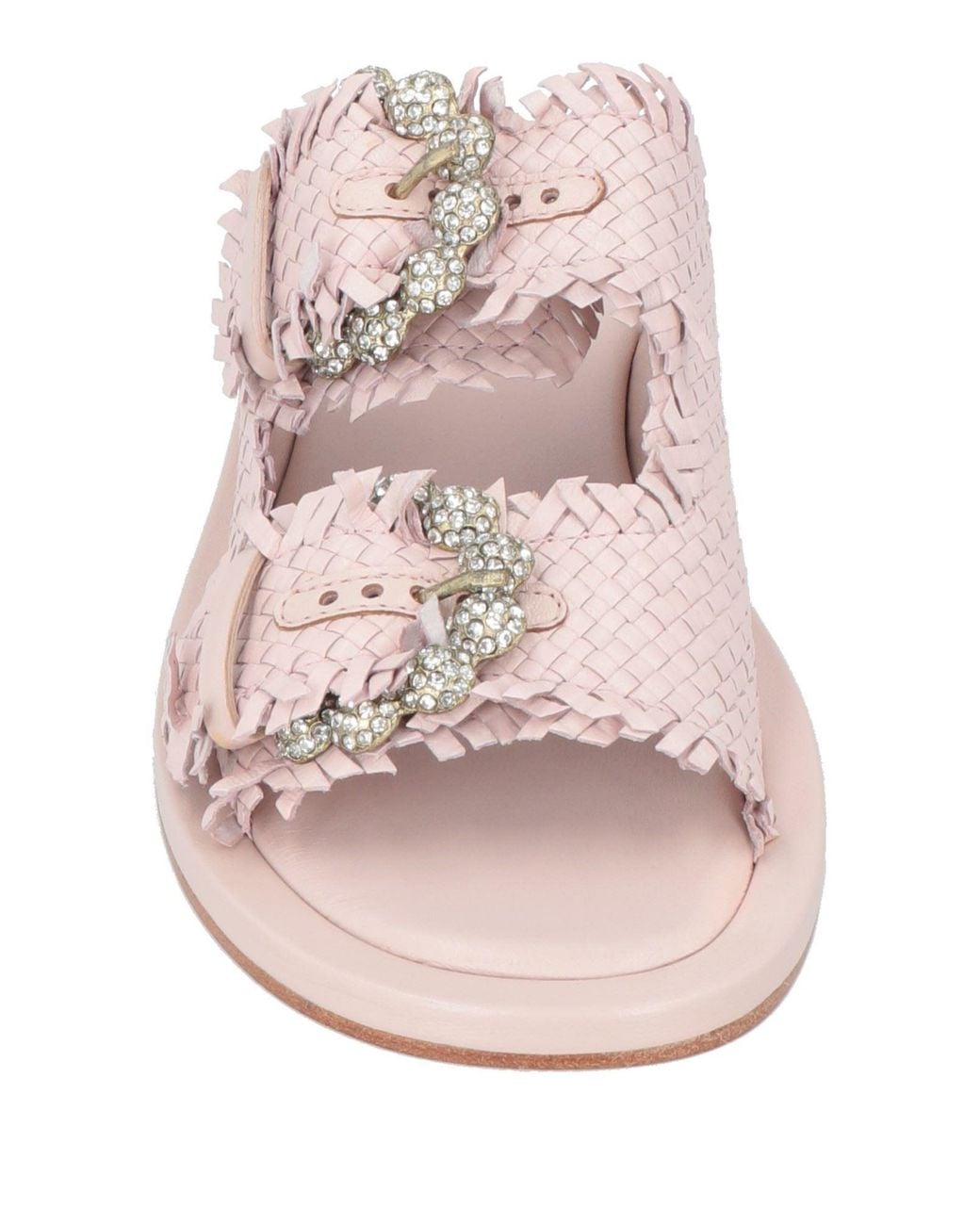 Emanuélle Vee Pink Sandals Leather