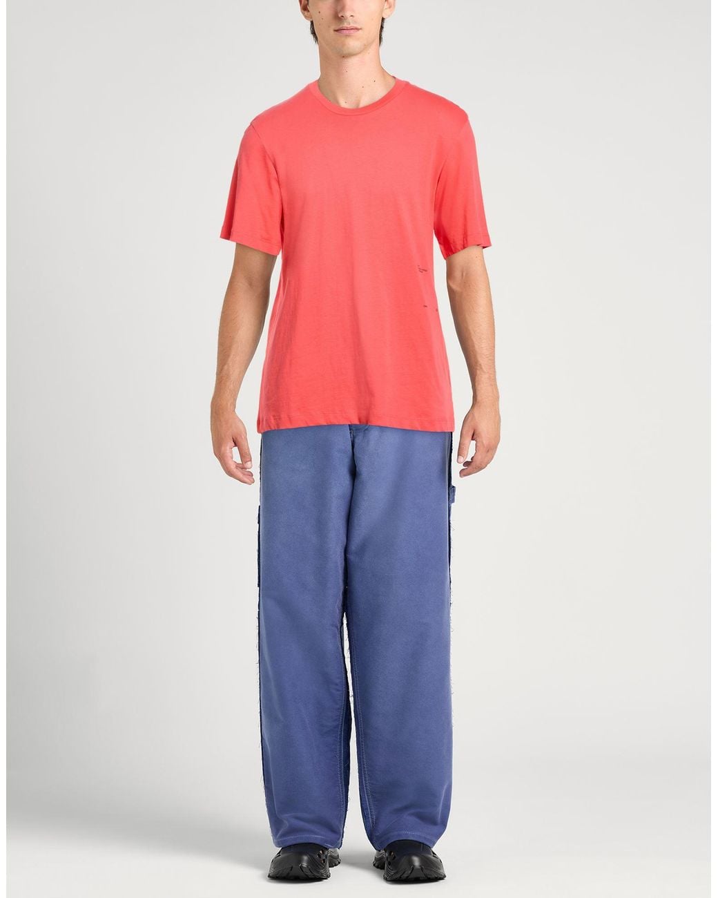 OAMC Pink T-Shirt Organic Cotton, Elastane for men