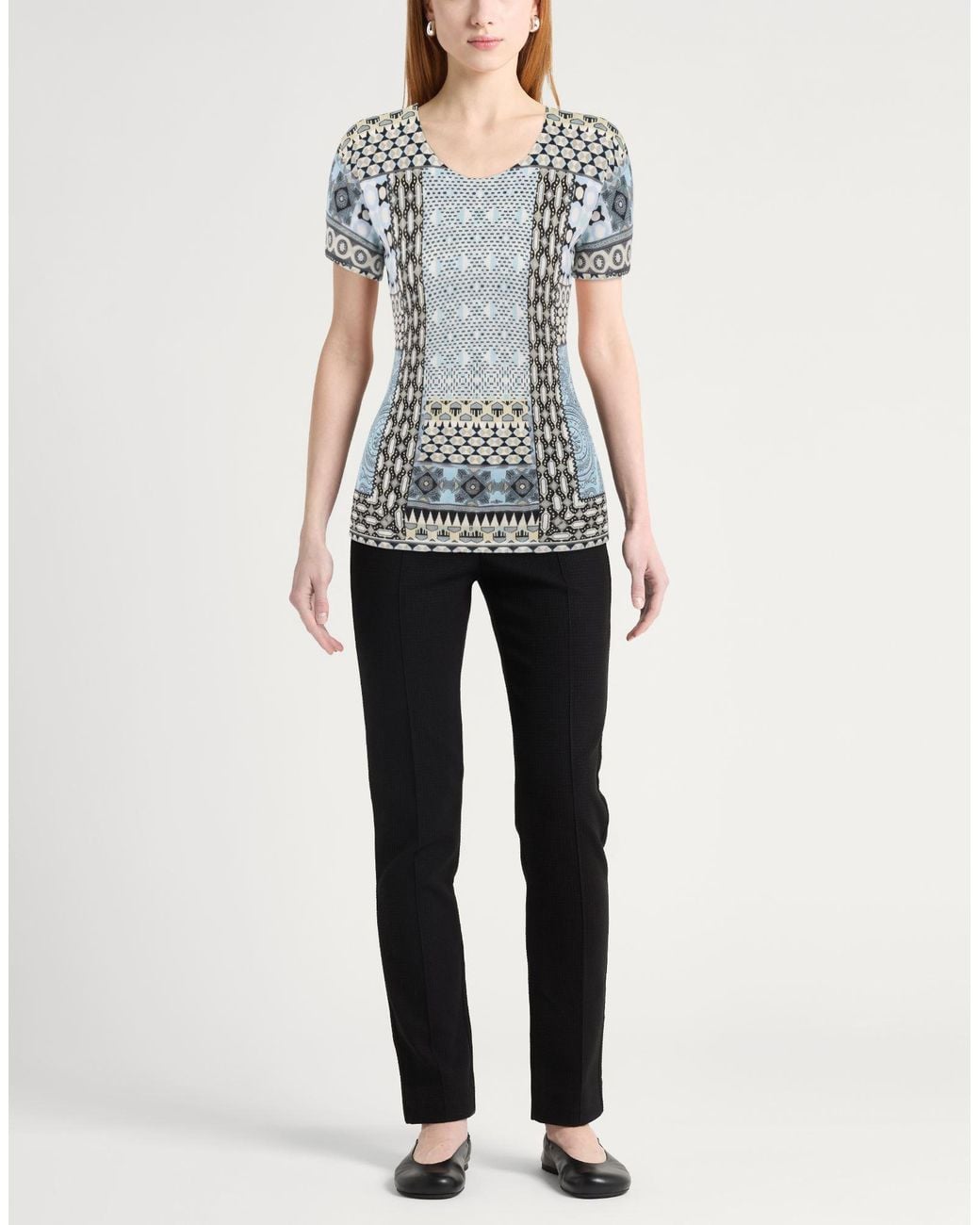Etro Blue Sky Sweater Silk, Elastane